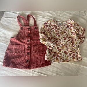 Max Studio Kids Pink Corduroy Dress